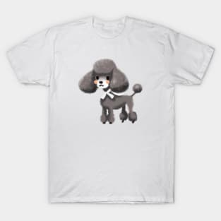 Cute Poodle Drawing T-Shirt